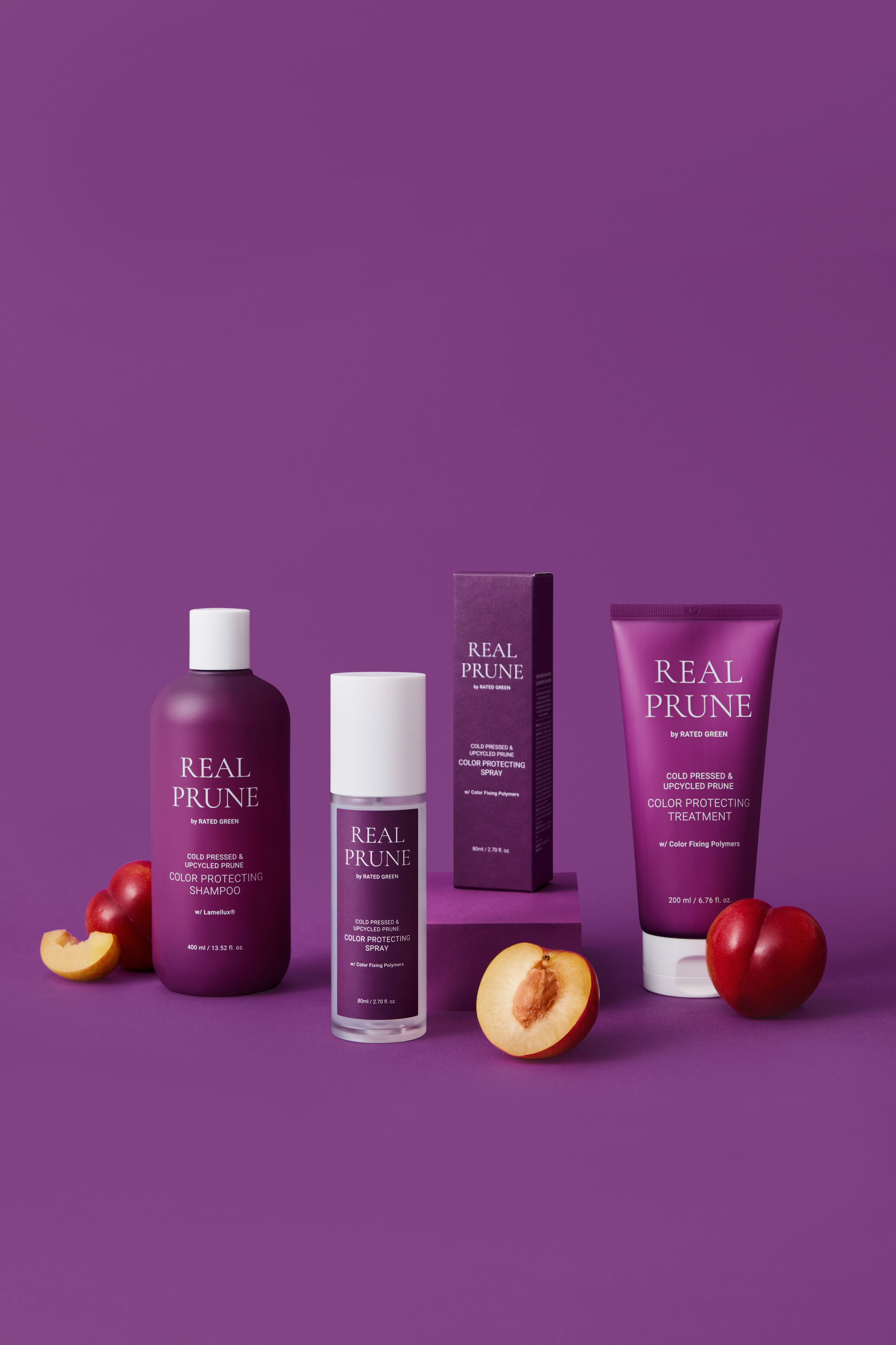 Маска-захист для фарбованого волосся з екстрактом сливи Rated Green Real Prune
